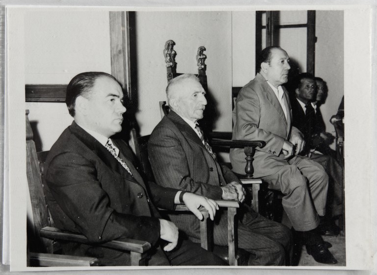 Poggibonsi, 18-19 luglio 1964, XX° anniversario della liberazione e conferimento ad Alcide Cervi della cittadinanza onoraria. Un momento della cerimonia